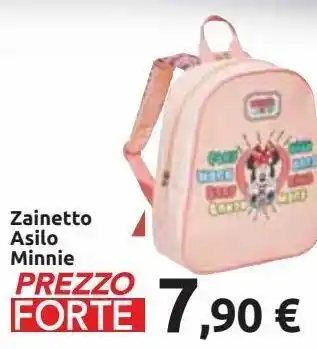Carrefour Market Zainetto asilo minnie offerta