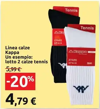 Carrefour Market Linea calze kappa offerta