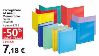 Carrefour Market Raccoglitore ad anelli monocromo offerta