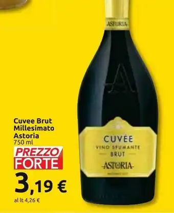 Carrefour Market Cuvee brut millesimato astoria offerta