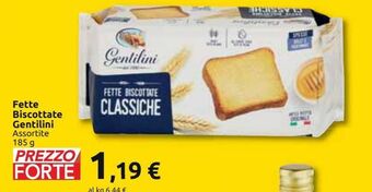 Carrefour Market Fette biscottate gentilini offerta