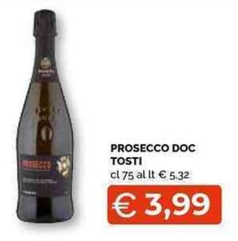 Mercatò Local Prosecco DOC Tosti cl 75 offerta