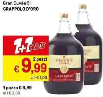 Iper La Grande Grappolo d'Oro Gran Cuvée 5 l offerta