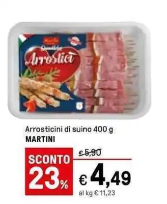 Iper La Grande Martini Arrosticini di suino 400 g offerta