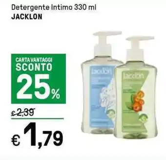 Iper La Grande Jacklon Detergente Intimo 330 ml offerta