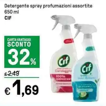 Iper La Grande Cif Detergente spray profumazioni assortite 650 ml offerta