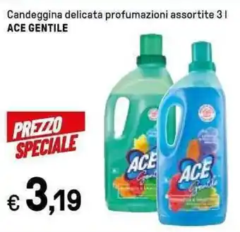Iper La Grande Ace Gentile Candeggina delicata profumazioni assortite 3 l offerta