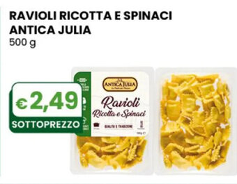 Antica Julia Ravioli Ricotta E Spinaci 500 g