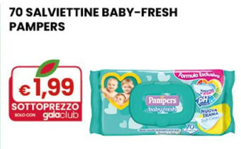 Gala Supermercati Pampers 70 Salviettine Baby - Fresh offerta