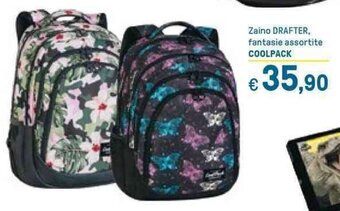 Iper La Grande Coolpack Zaino Drafter, fantasie assortite offerta