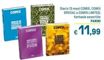 Panini Diario 13 mesi, Comix, Comix Special o Comix Limited, fantasie assortite