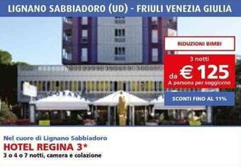 Iper La Grande Hotel Regina 3* offerta