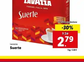 Lidl Caffè lavazza 2x250g offerta