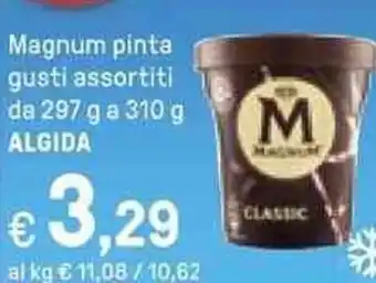 Iper La Grande Algida Magnum pinta gusti assortiti da 297 g a 310 g offerta