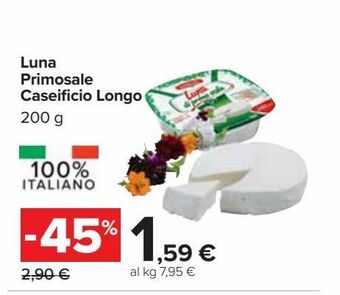 Luna primosale caseificio longo 200g