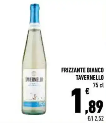 Conad City Tavernello Frizzante Bianco 75 cl offerta