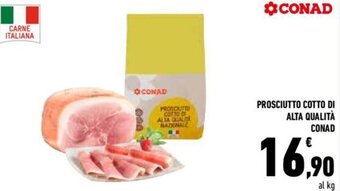 Conad City Conad Prosciutto Cotto Di Alta Qualità offerta