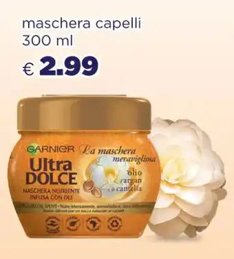 Acqua & Sapone Garnier Ultra Dolce maschera capelli 300 ml offerta
