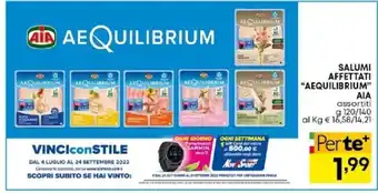 AIA Salumi Affettati Aequilibrium assortiti g 120/140