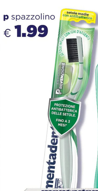 Acqua & Sapone Mentadent p spazzolino offerta