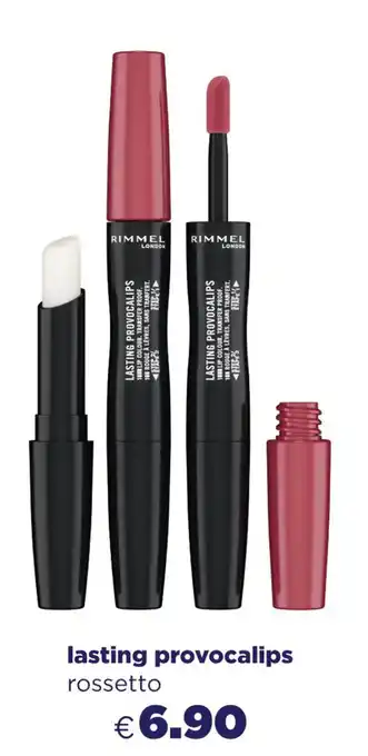 Acqua & Sapone Rimmel London lasting provocalips rosetto offerta