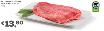 Pan Fettine Sceltissime di Bovino Adulto offerta