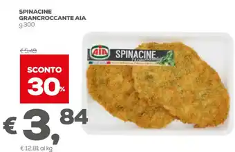 Pan AIA Spinacine Gran Croccante g.300 offerta