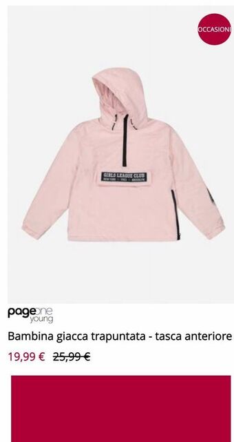 Takko Fashion Felpa col cappuccio offerta