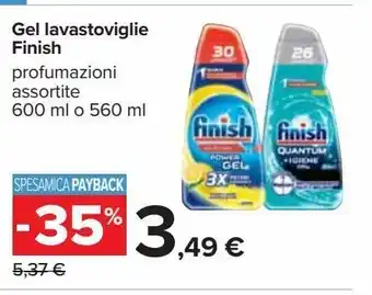 Carrefour Iper Gel lavastoviglie finish profumazioni assortite offerta