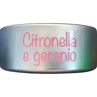 C.a.u.z-light fiaccola alla cironella & geranio in lattina