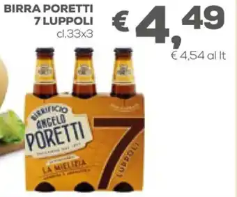 Pan Poretti Birra 7 Luppoli cl.33x3 offerta
