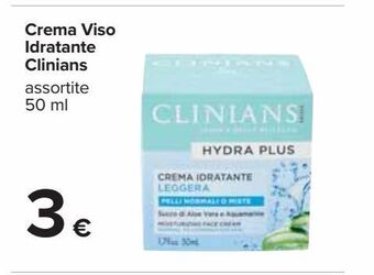 Crema viso idratante clinians assortite 50 ml