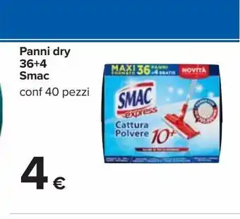 Carrefour Iper Panni dry 36+4 smac offerta