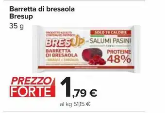 Carrefour Iper Beretta di bresaola bresup 35g offerta