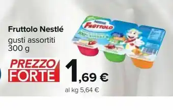 Carrefour Iper Fruttolo nestlé gusti assortiti 300g offerta