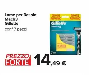Carrefour Iper Lame per rasoio gillette mach3 offerta