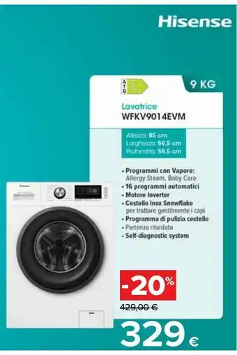 Carrefour Iper Lavatrice wfkv9014evm offerta