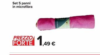 Set 5 panni in microfibra