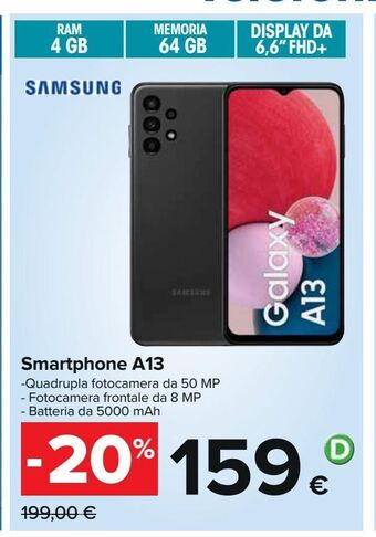 Carrefour Iper Smartphone a13 offerta