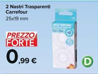 2 nastro trasparente carrefour
