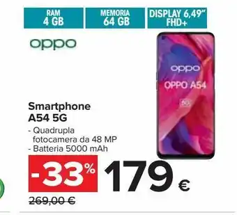 Carrefour Iper Smartphone a54 5g offerta