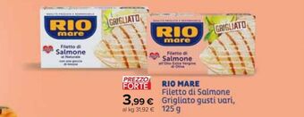 Carrefour Iper Filetti di salmone rio mare grigliato, gusti vari 125g offerta
