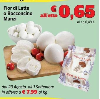 Carrefour Market Fior di latte o bocconcino manzi offerta