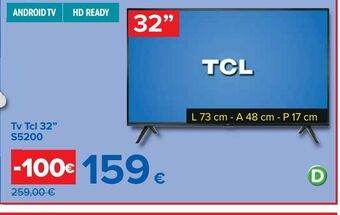 Carrefour Iper Tv tcl 32''' s5200 offerta