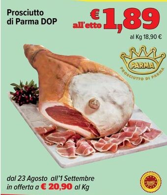 Carrefour Market Prosciutto di parma dop offerta