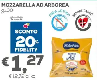 Pan Arborea Mozzarella Ad g.100 offerta