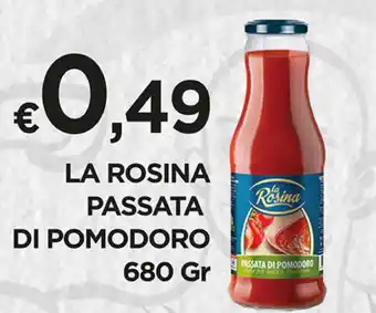 Mister Risparmio La Rosina Passata Di Pomodoro 680 Gr offerta