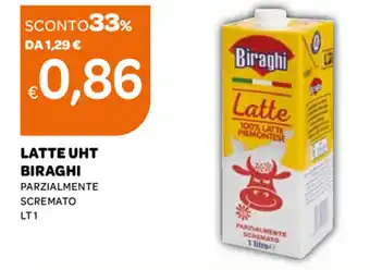 Ekom Latte Uht Biraghi Parzial Mente Scremato LT 1 offerta