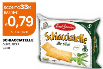 Ekom Schiacciatelle Olive, Pizza G 320 offerta