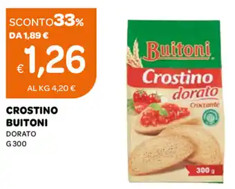 Ekom Crostino Buitoni Dorato G 300 offerta